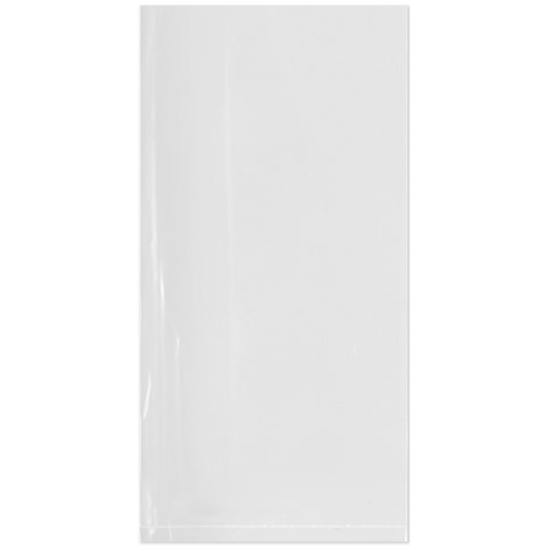 16 x 24 2 mil - Clear Plastic Flat Open Poly Bag | MagicWater Supply Brand 100 Pack 